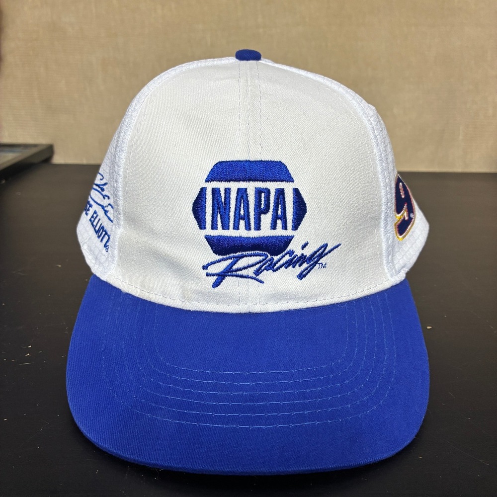 Chase Elliott NAPA Racing Hat Chase Authentics Blue White Snapback NASCAR Cap 9